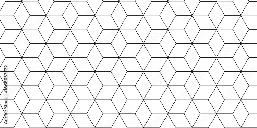 Wall mural vector cube creative geometric fabric abstract tiles gradient web tech connection triangle diamond h
