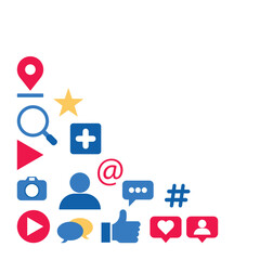 Social Media Decoration Border