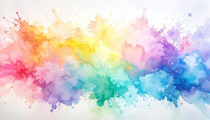 Abstract watercolor blend