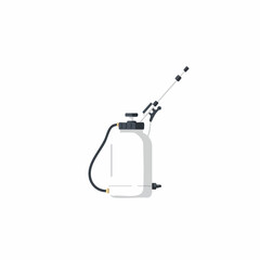 Grey and Black Handheld Pressure Sprayer with Extendable Wand