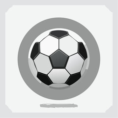 Fototapeta premium soccer ball vector illustration