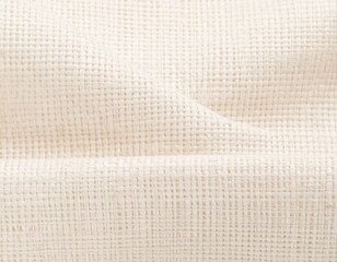 Beige Linen Fabric Texture Background