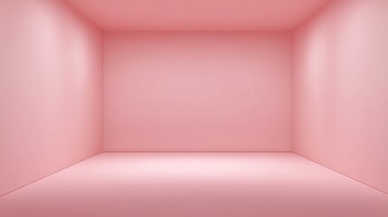 minimal pastel pink seamless studio background with smooth wall and floor