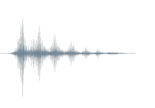 Blue sound wave illustration for music or data visualization isolated PNG with Transparent Background