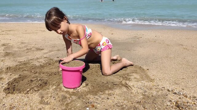 girl on the beach