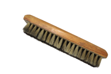 shoe brush isolated on transparent background