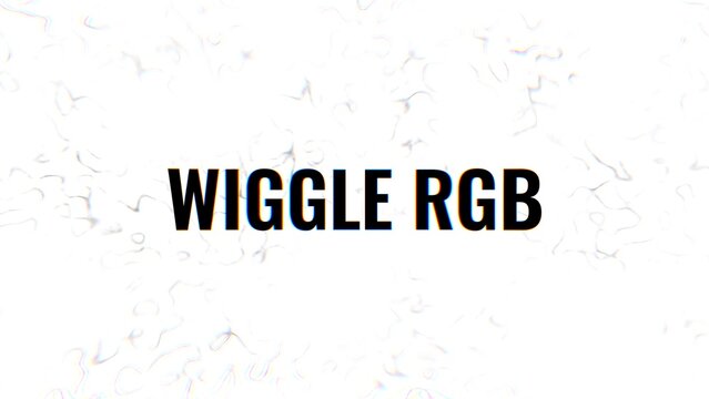 Wiggle RGB Grunge Extreme Title Intro