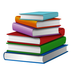 vector illustration of books