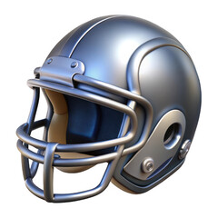 Fototapeta premium 3d american football helmet isolated on transparent background