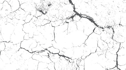 Grunge crack pattern background. Dried surface texture with rough edges. Perfect for worn visuals and natural broken designs.