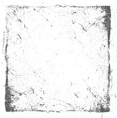 Cracked grunge border texture. Square background with vintage surface detail. Perfect for distressed effects and classic art overlays.