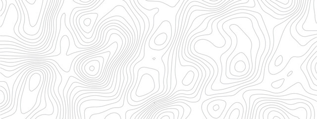 Contemporary Abstract Topographic Map with Geometric Lines and a Clean Modern Grid Layout on a White Background

