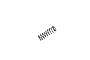 metal springs isolated on transparent background