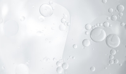 Abstract clear water bubbles background