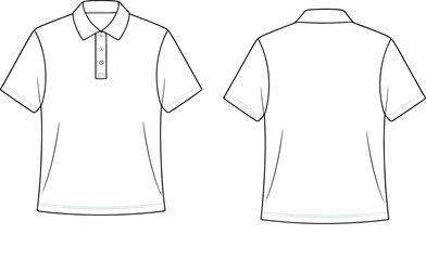 Classic White Polo Shirt Design for Men, Stylish and Comfortable, Casual Everyday Wear, Perfect for Sports and Leisure