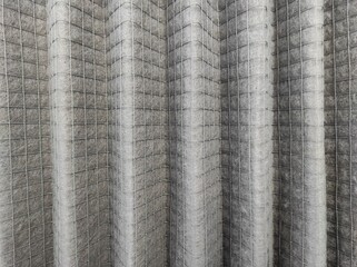 Industrial filter. Clogged filter in production. maintenance. Replacement of industrial filter. Production. Texture of gray filter. Gray background texture
