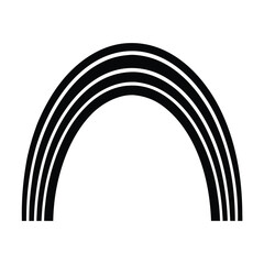 abstract arch vector illustration