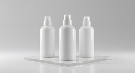 Minimalist Beauty Bottles for Commercial Photography