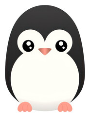 Fototapeta premium PNG Penguin sticker animal nature bird.