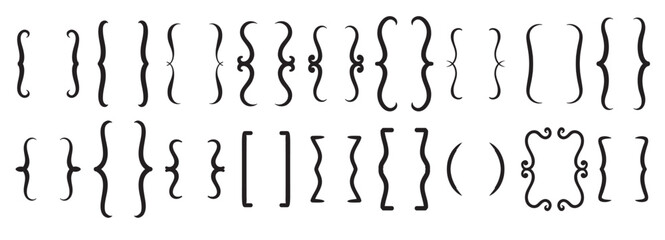 Bracket Icon Vector Bracket Icon Vector 