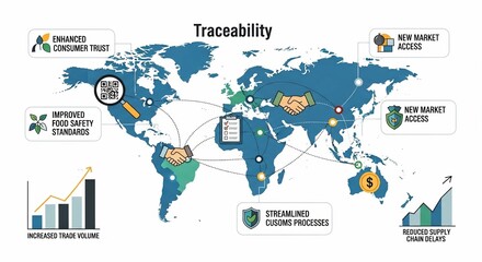 Global Supply Chain Traceability A Visual Representation of Interconnectedness.