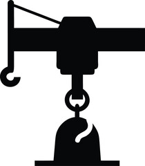 construction and industrial hoist silhouette  (1).eps