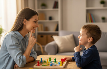Learning through play strengthens bond between mother and her child.