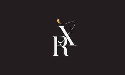 RX, XR, R , X , Abstract Letters Logo Monogram	
