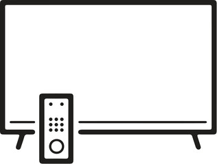 smart tv icon vector illustration