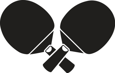 table tennis equipment icon vector illustration