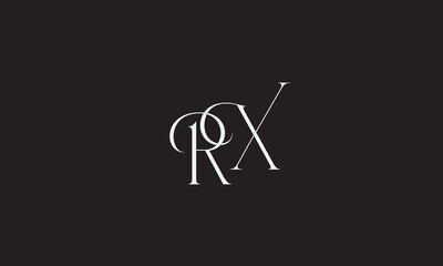 RX, XR, R , X , Abstract Letters Logo Monogram	
