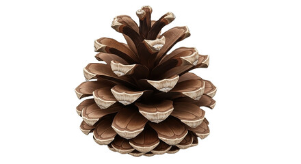 pine cone on white transparent background, PNG