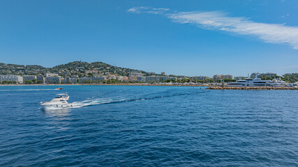 Vue de la baie de Cannes