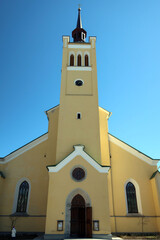 Obraz premium Tallinn, Estonia. St. John's Church (Estonian: Jaani kirik) is a large Lutheran parish church and it's dedicated to Saint John the Evangelist, a disciple of Jesus Christ 