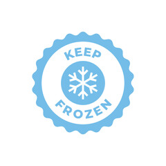 Decorative Frozen Product Shipping Sticker