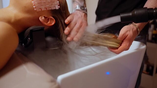 Massage dans un spa de luxe