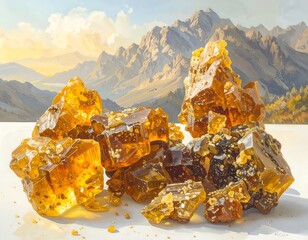 Commiphora mukul resin- Mountain Gold: Guggul Resin’s Pure Brilliance

