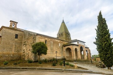 Fototapeta premium Stone Church of Santa Maria de Colaña in Gastronomocho, Palencia