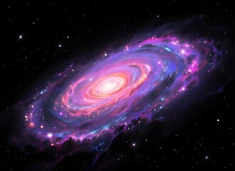 Obraz premium spiral galaxy in space