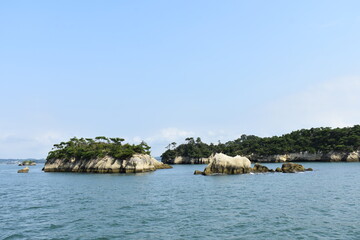 Naklejka premium 日本三景 松島周辺の風景