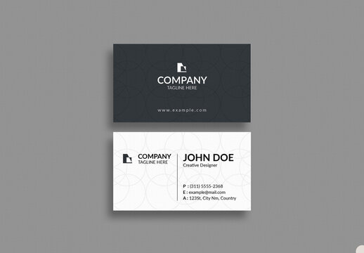 Creative Business Card Template Layout