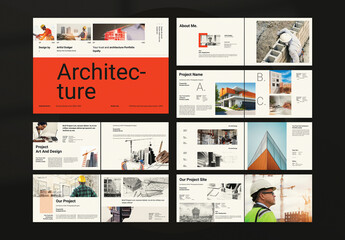 Modern Architechure Design Portfolio Landscape Template