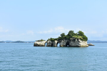 Naklejka premium 日本三景 松島周辺の風景