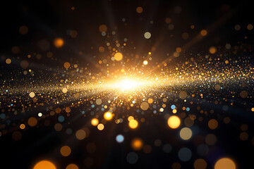 glowing particle explosion background