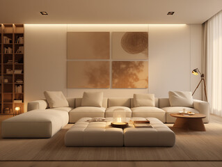Fototapeta premium modern living room