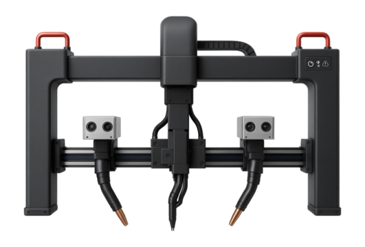 Dual-beam welding gantry with laser scanning for quality control in large-scale metalwork facilities