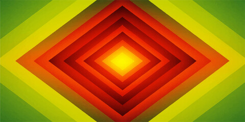 Abstract geometric rainbow background with colorful stripes, a vibrant and seamless vector illustration