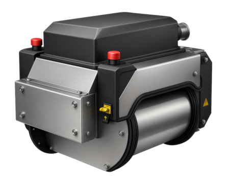 Eddy current separator with a dust suppression system and sealed components for clean operation in indoor recycling facilities