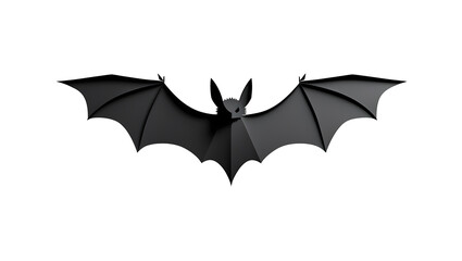 Halloween Bat Silhouette Cutout with Transparent Background