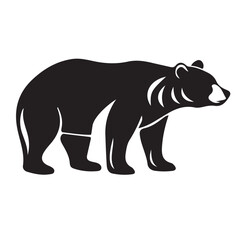 American Black Bear silhouette